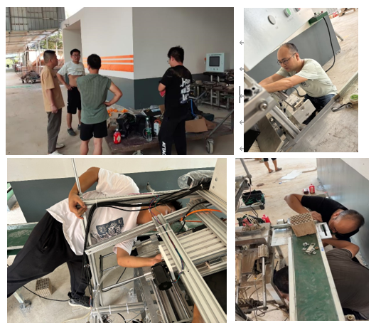 高溫下敬業(yè)堅(jiān)守的晗光人